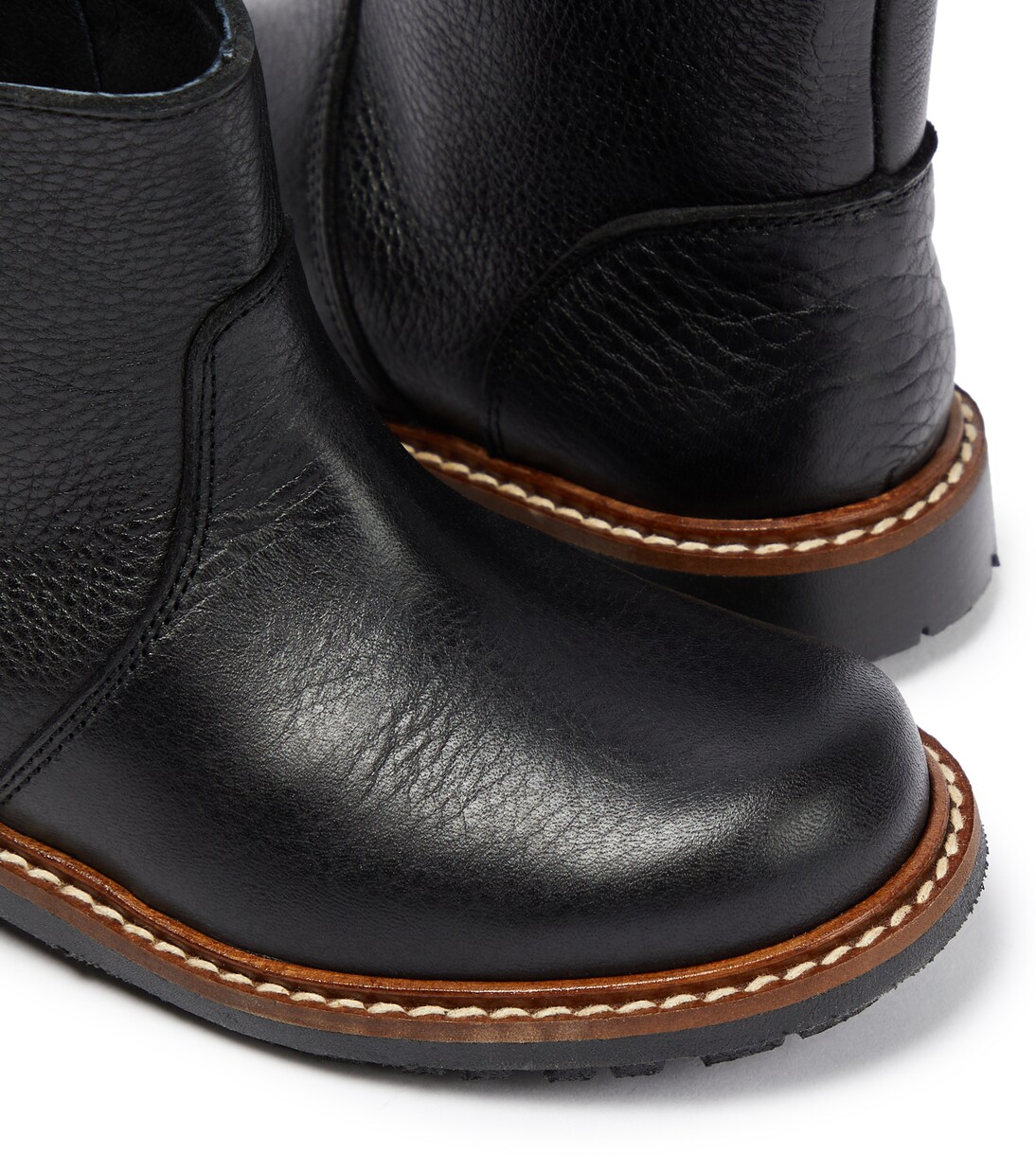 Leather ankle boots | Bonpoint