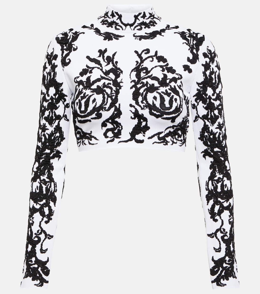 Calligraphy jacquard crop top | Alaïa