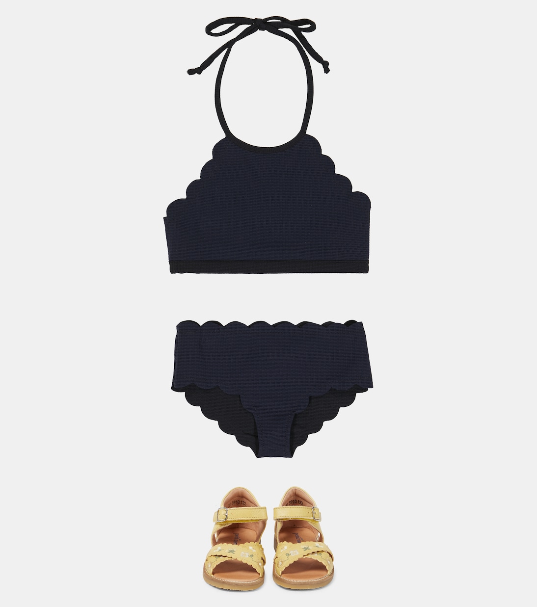 Scalloped bikini top | Marysia Bumby