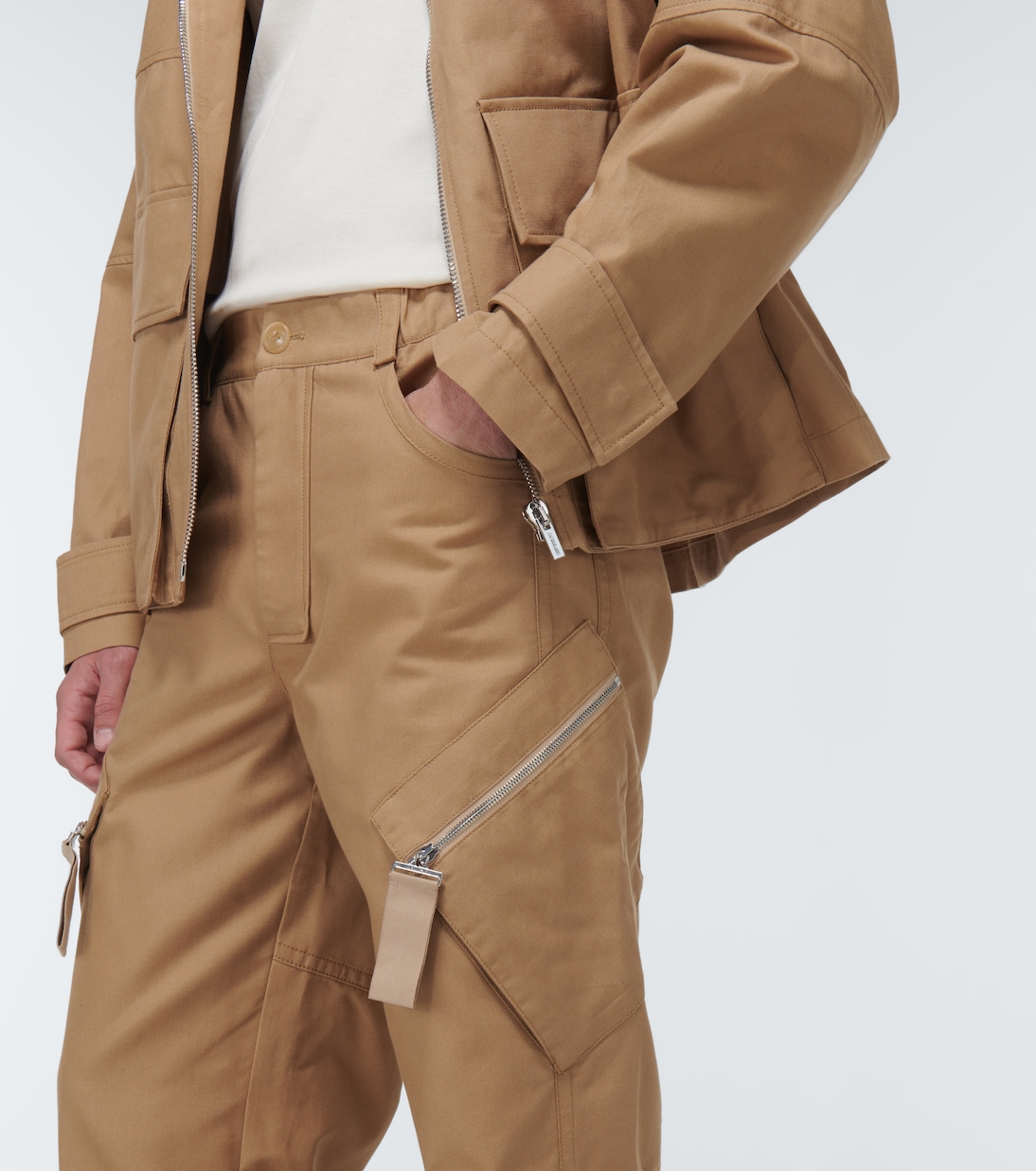 Pantalon Le Cargo Marrone en coton | Jacquemus