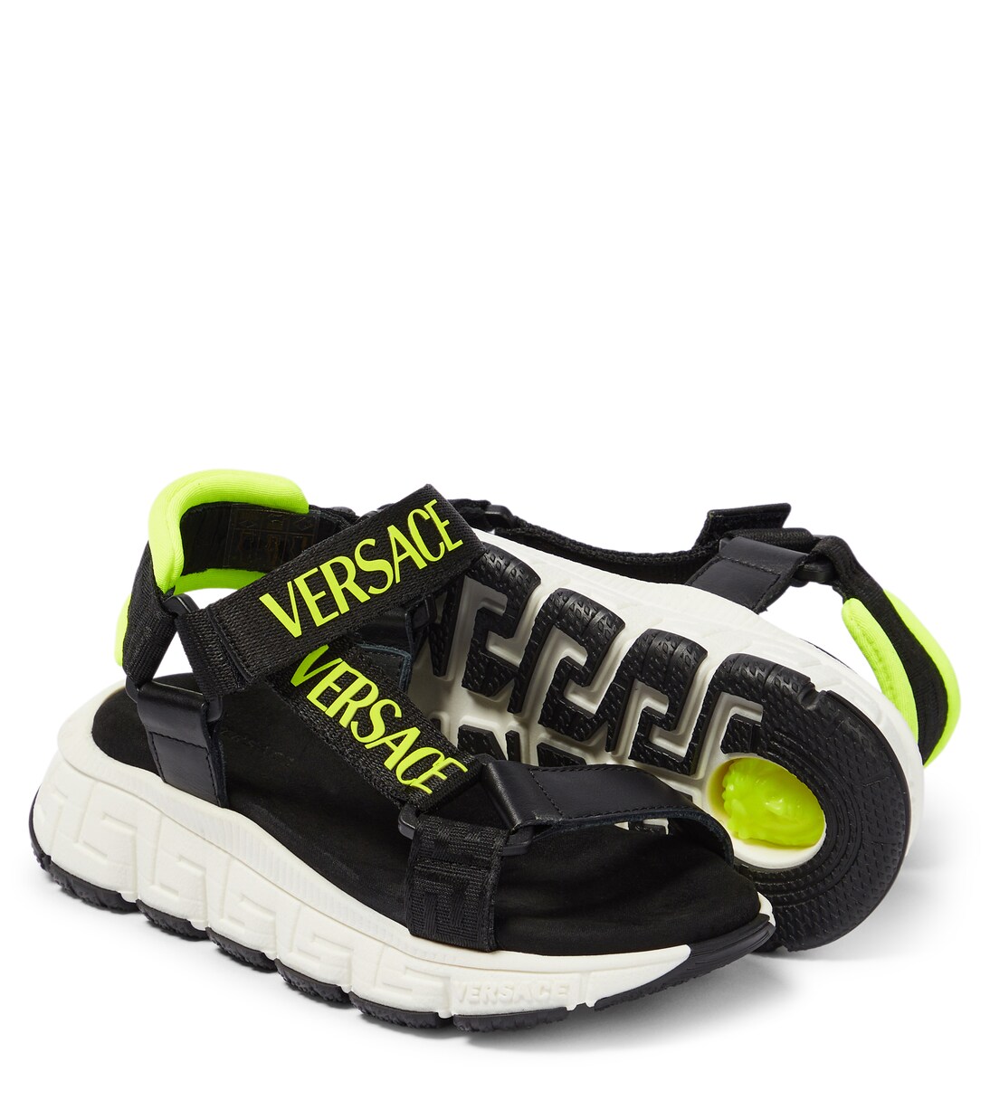Logo Trigreca sandals | Versace Kids