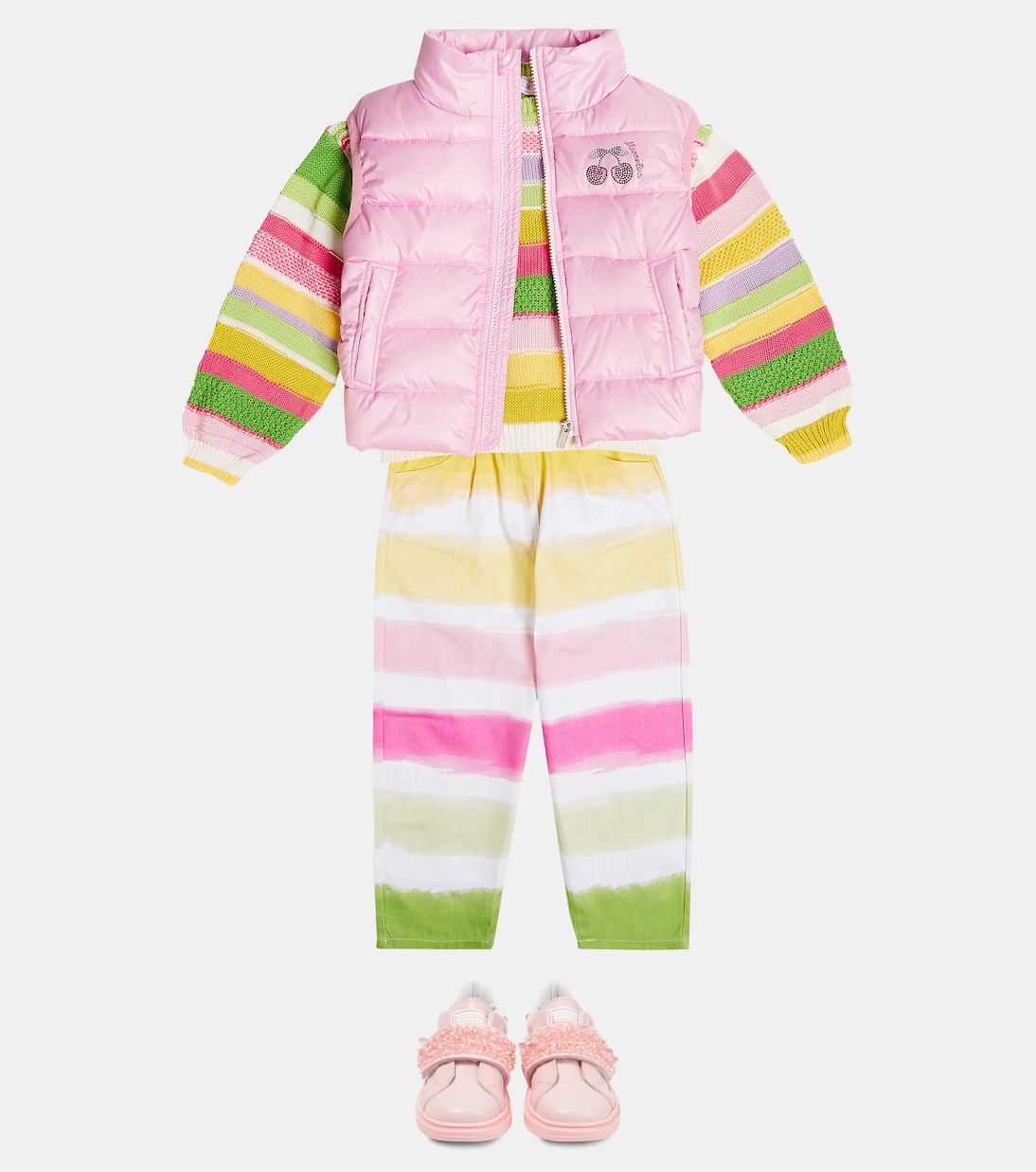 Striped cotton sweater | Monnalisa