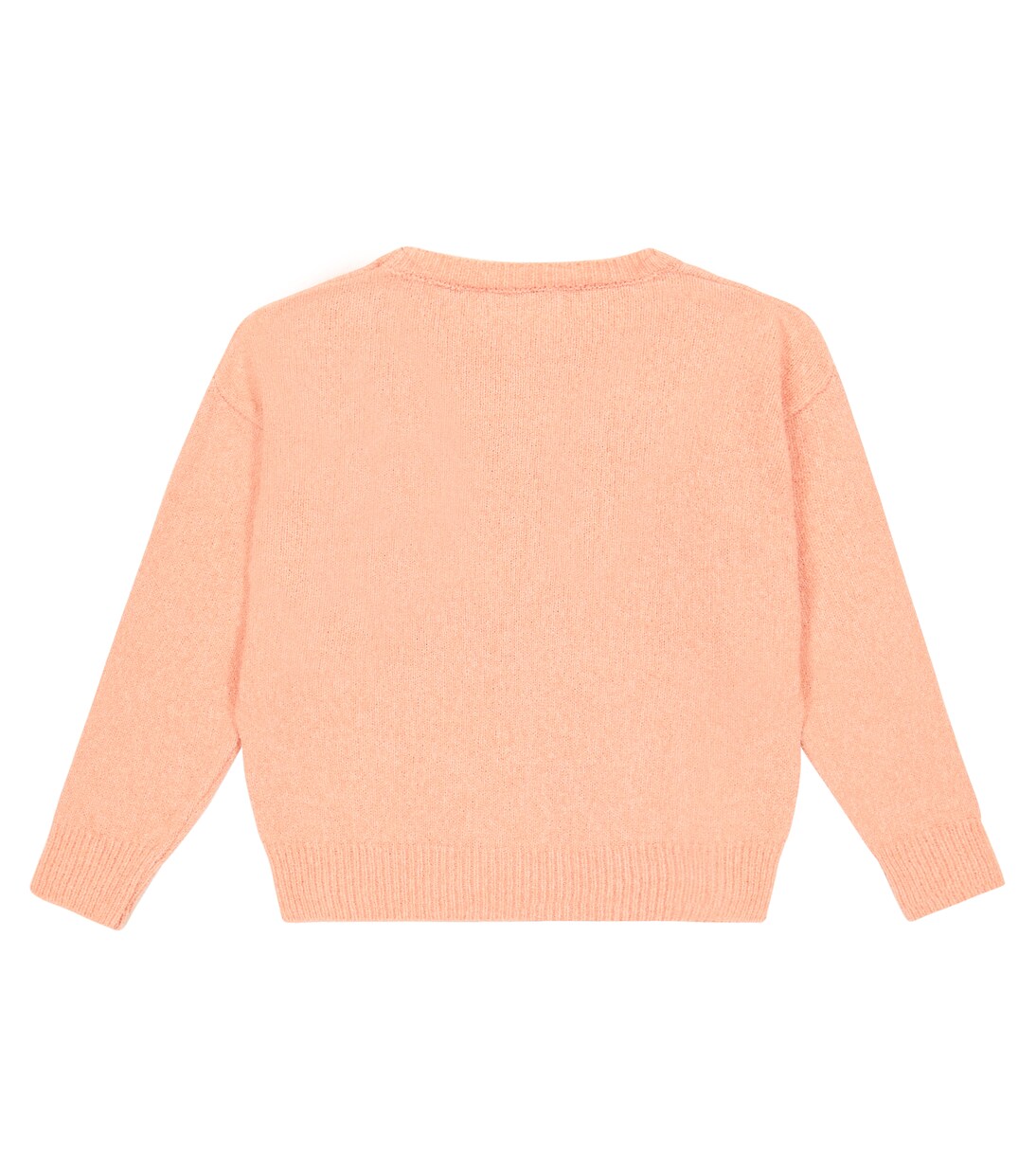 Flower intarsia cotton sweater | Bobo Choses