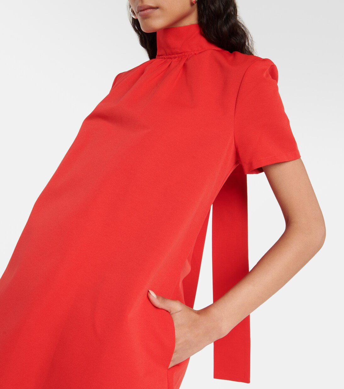 Ilana cotton-bend minidress | Staud