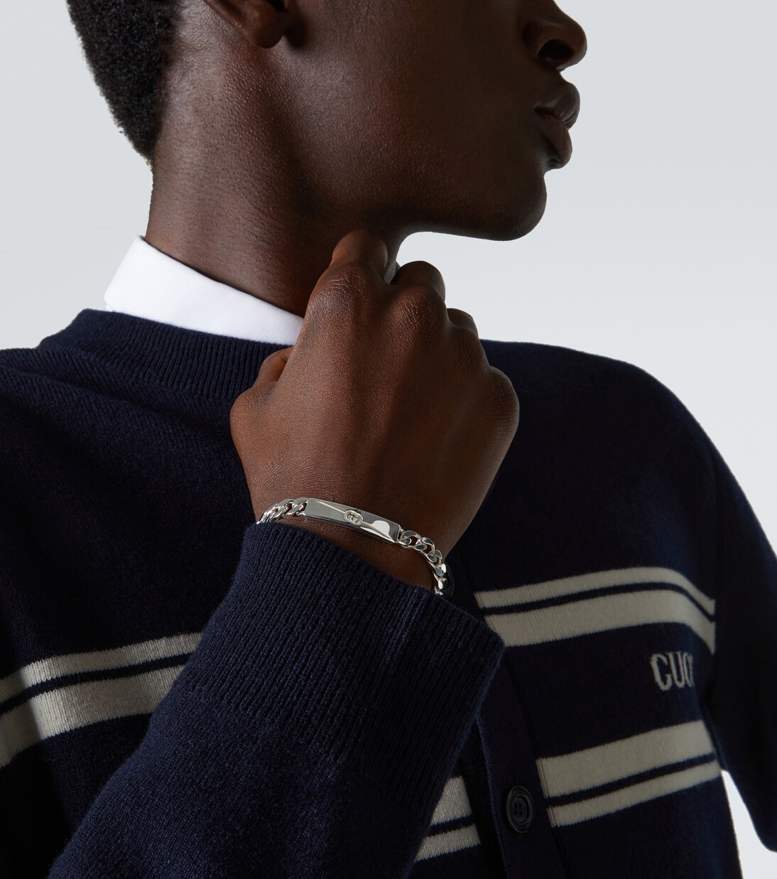 Bracciale Interlocking G in argento sterling | Gucci