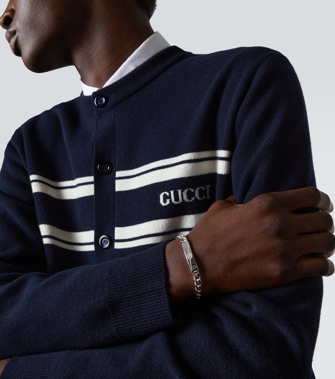 Bracciale Interlocking G in argento sterling | Gucci