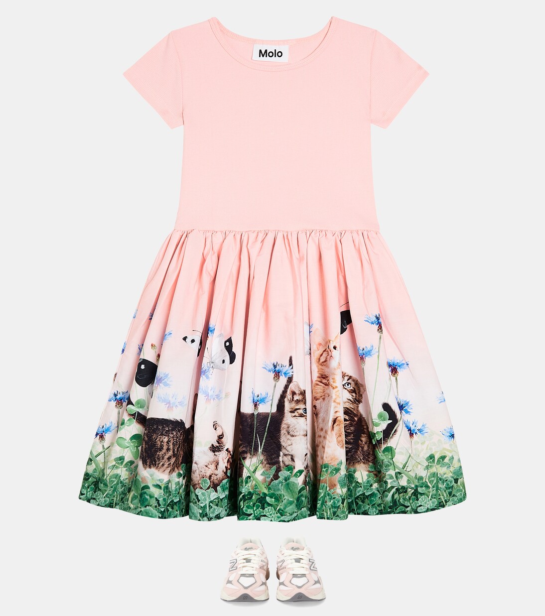 Cissa floral cotton-blend dress | Molo