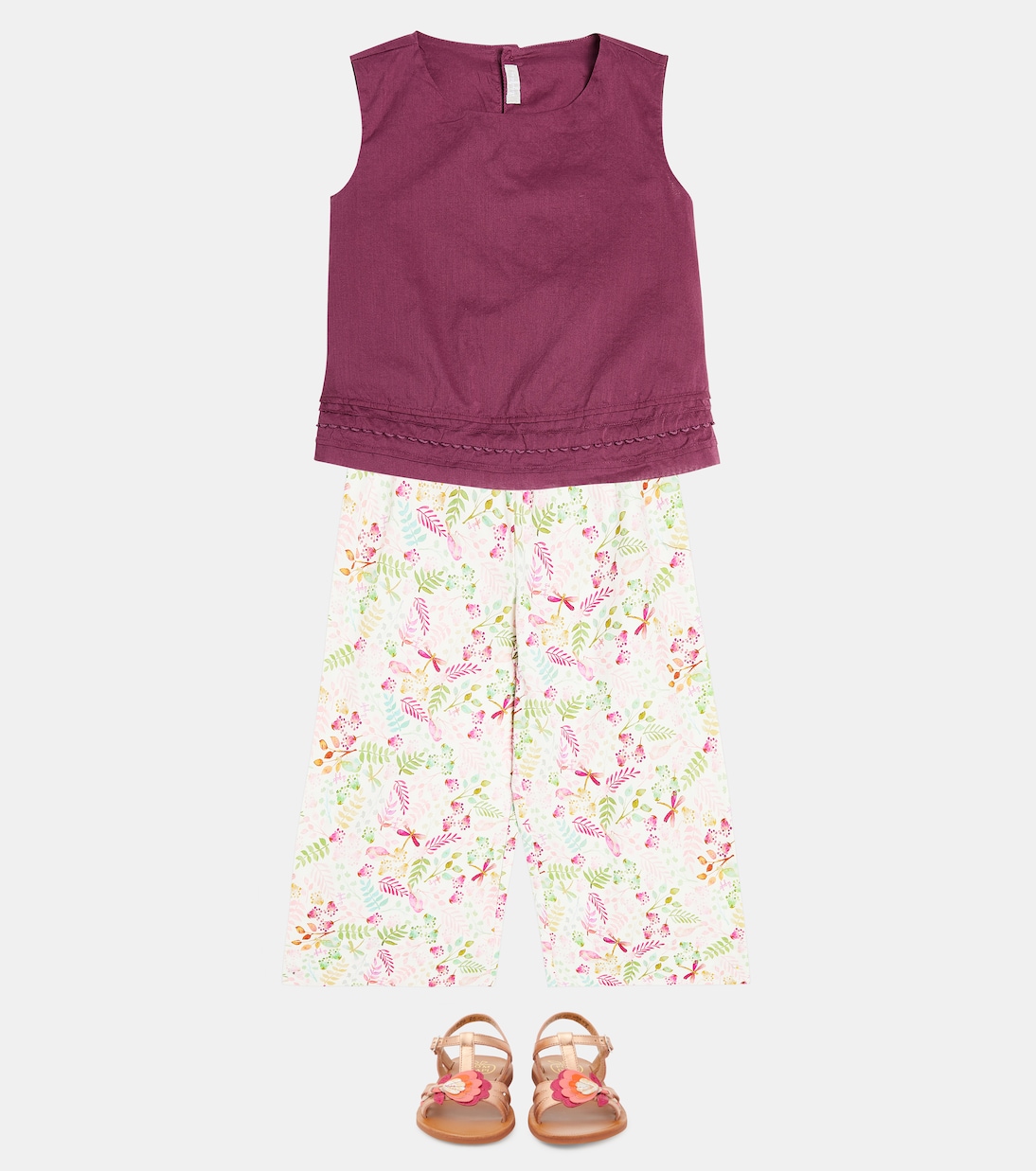 Sandalen Plagette Alto aus Leder | Pom d'Api