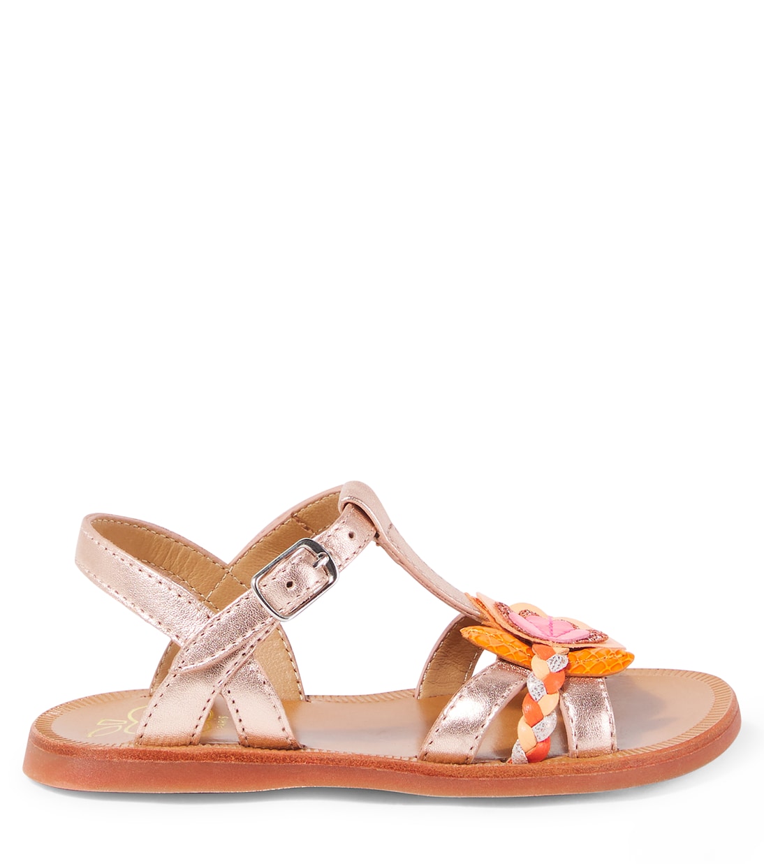 Sandalen Plagette Alto aus Leder | Pom d'Api