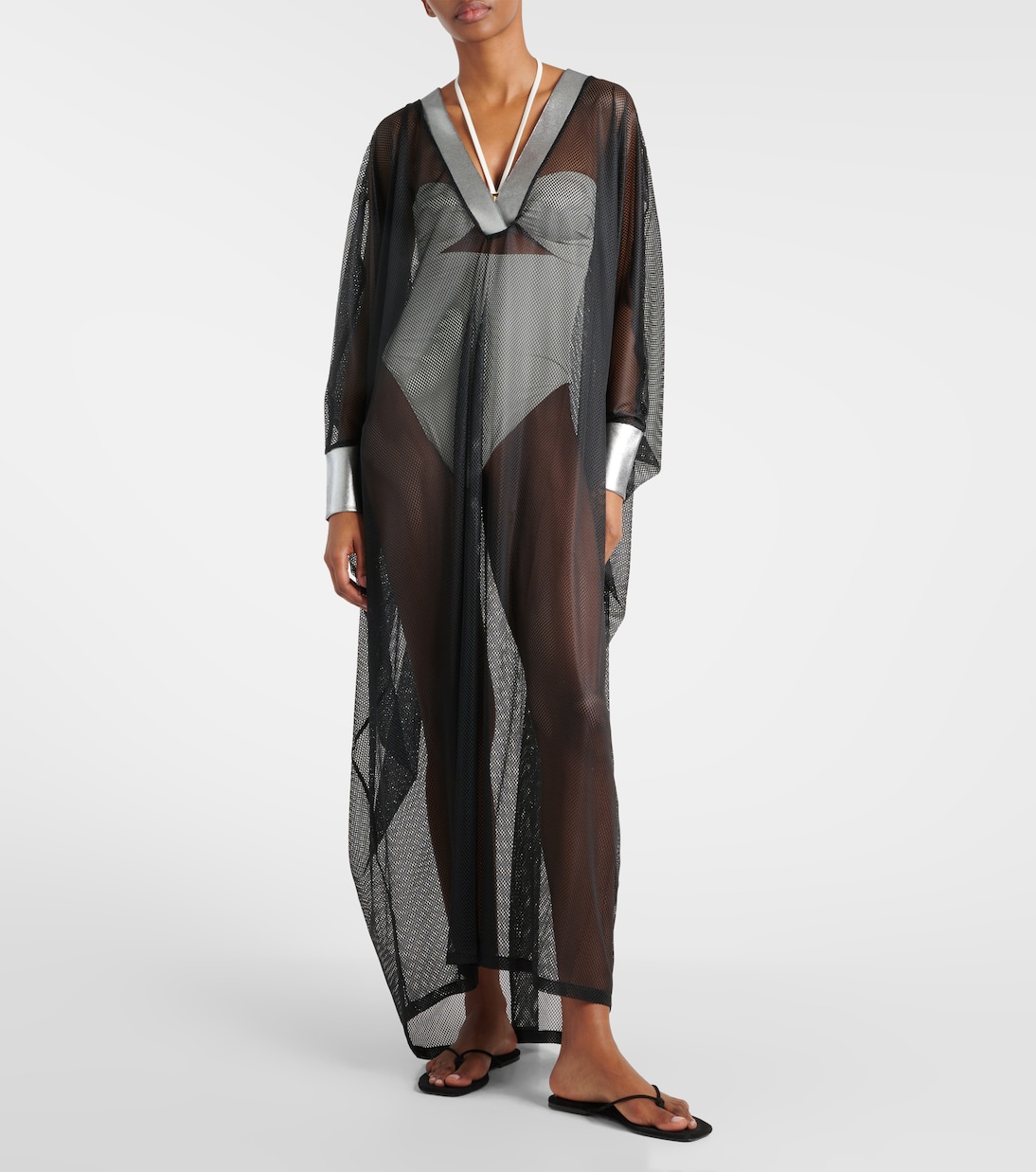 Kaftan aus Mesh | Balmain