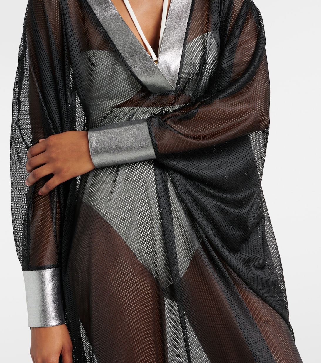 Kaftan aus Mesh | Balmain