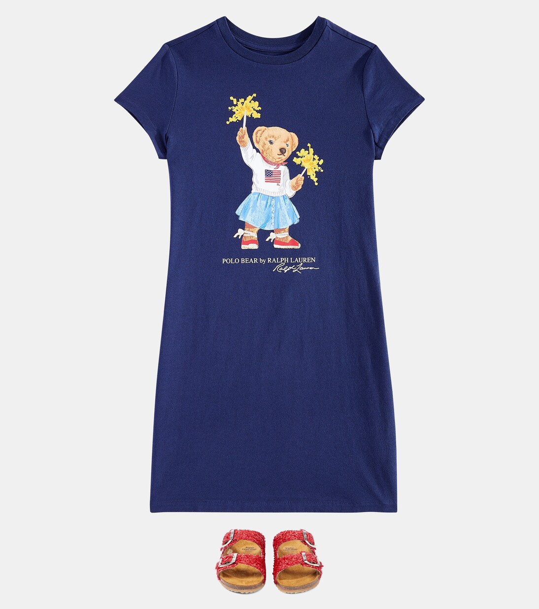 Robe t-shirt Polo Bear en coton | Polo Ralph Lauren Kids