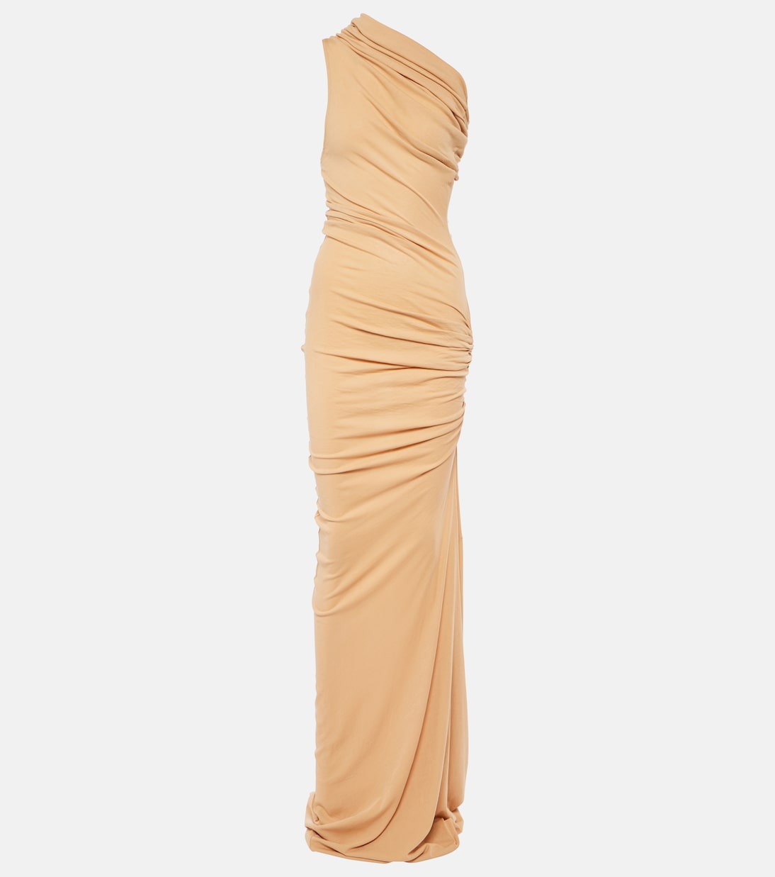 Pillar one-shoulder jersey maxi dress | Entire Studios
