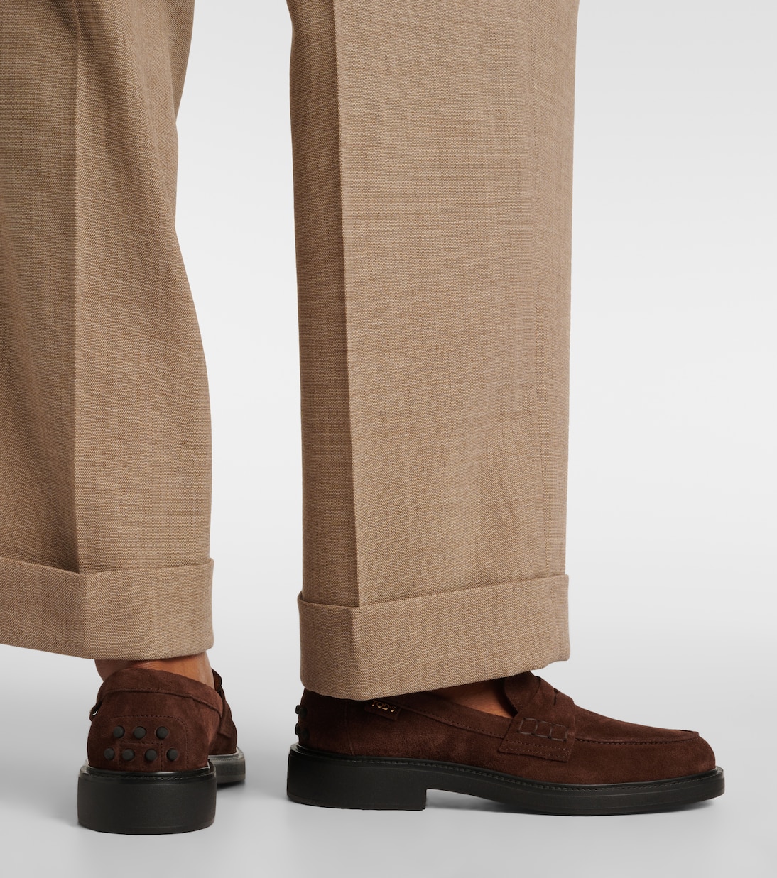 Loafers aus Veloursleder | Tod's