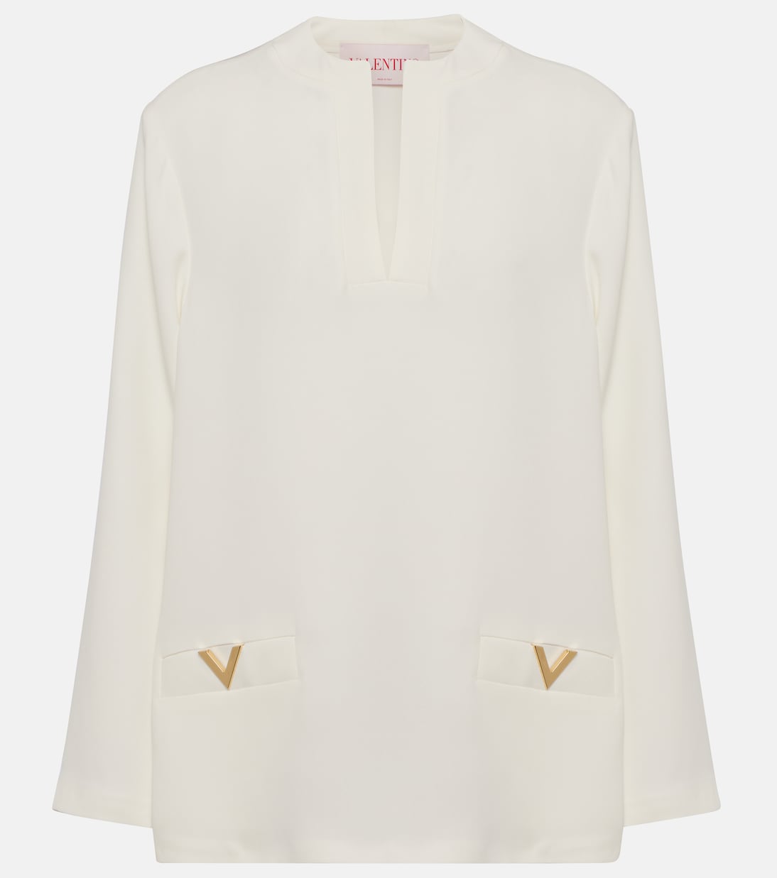 Top VGold aus Seide | Valentino