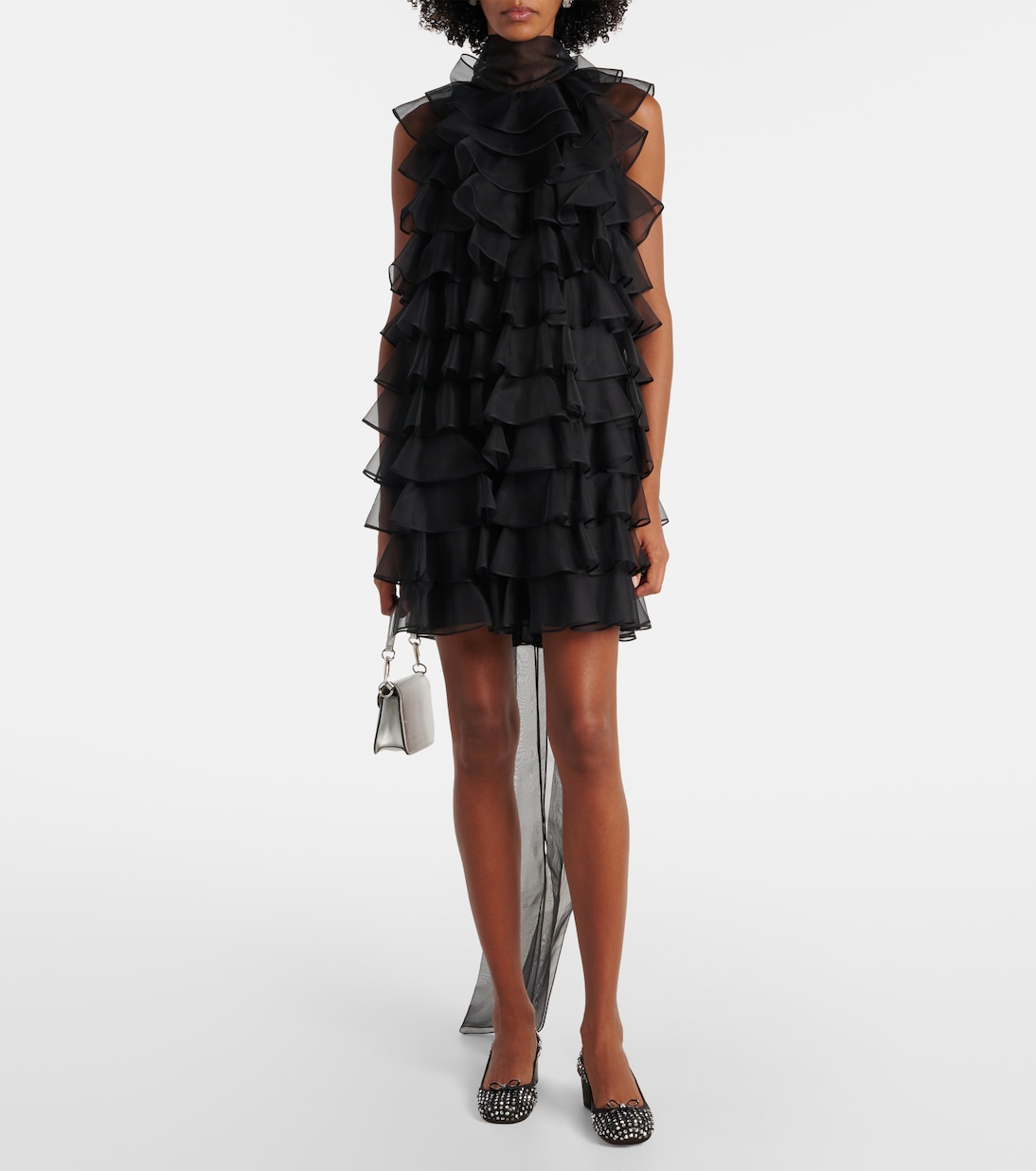 Escarpins en cuir à cristaux | Rene Caovilla