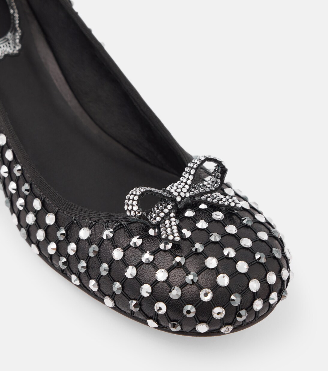 Escarpins en cuir à cristaux | Rene Caovilla