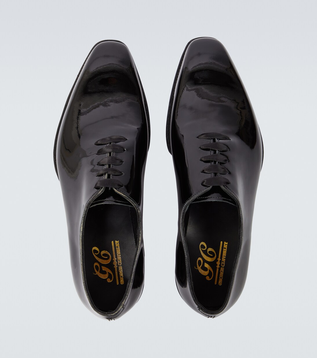 Merlin patent leather Oxford shoes | George Cleverley