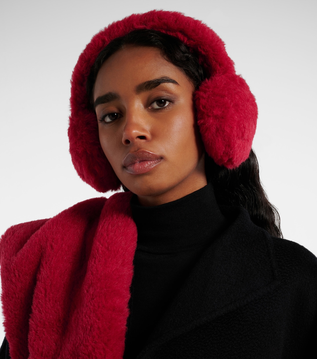 Cache-oreilles en laine et soie | Max Mara