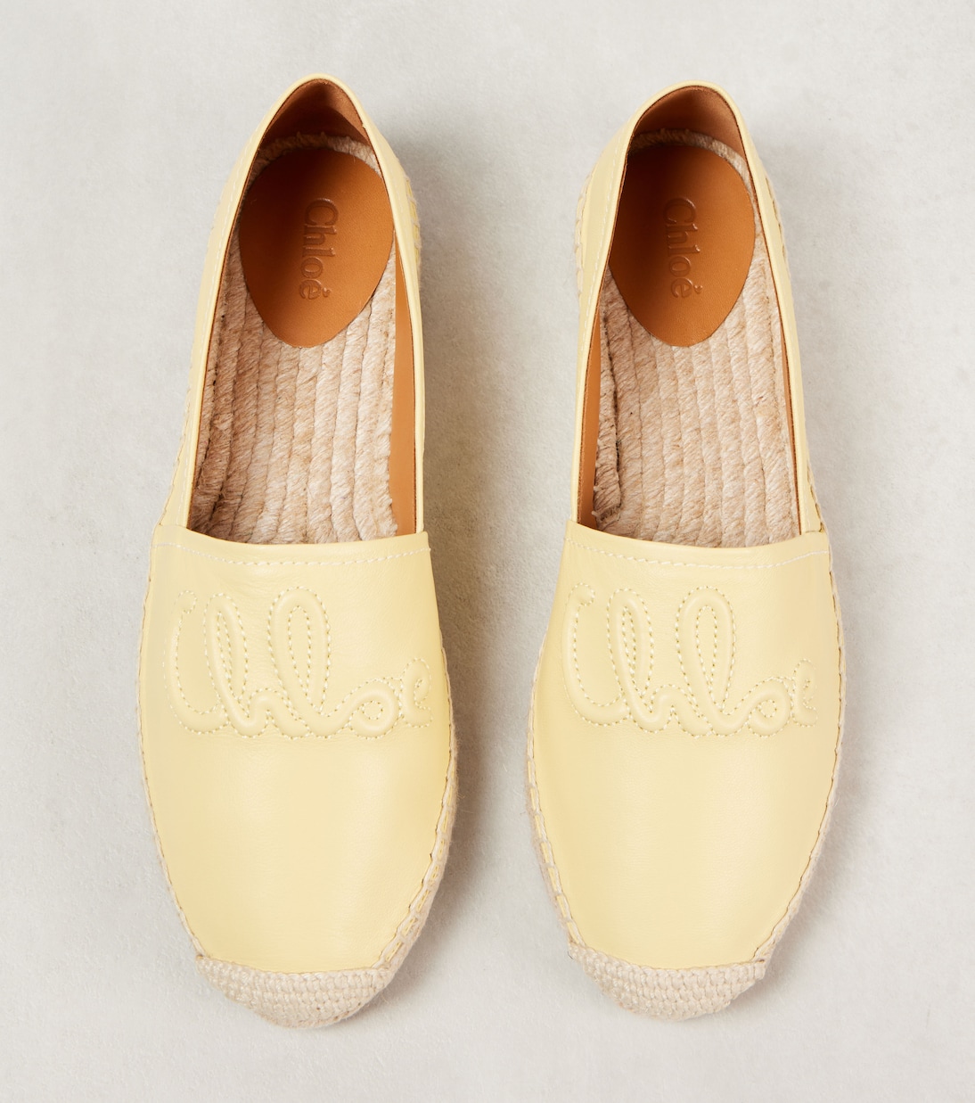 Isla皮革草编鞋 | Chloé