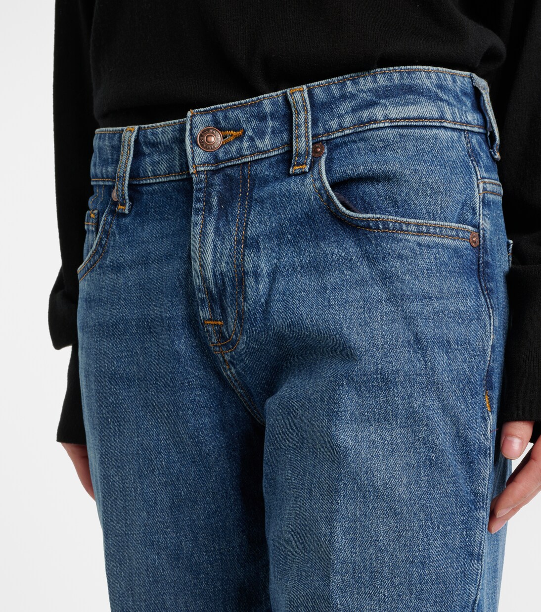 Jean droit Mankind à taille haute | 7 For All Mankind