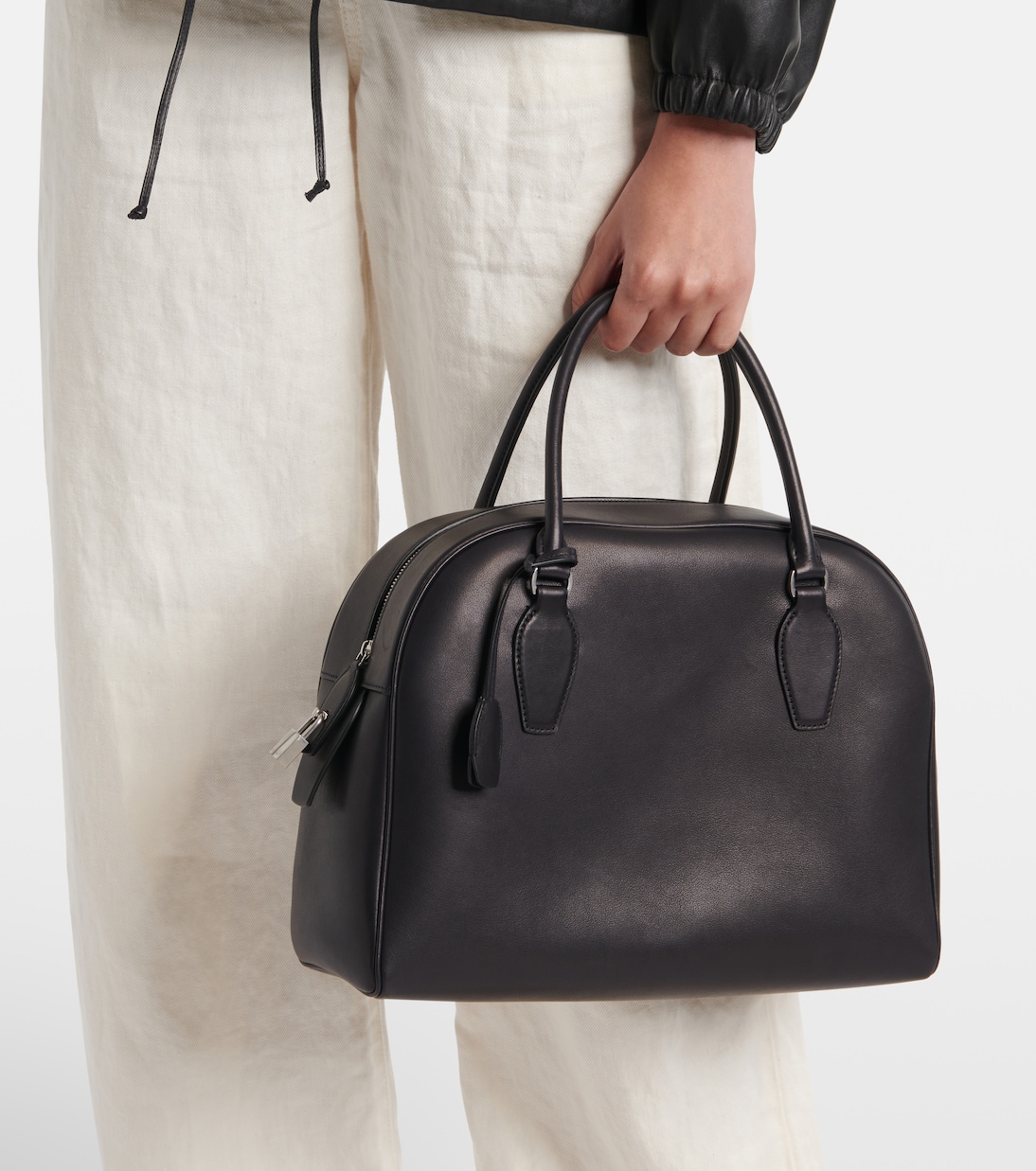 Sac India Medium en cuir | The Row
