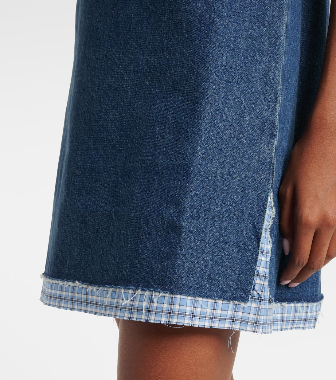 Minikleid aus Denim | Miu Miu