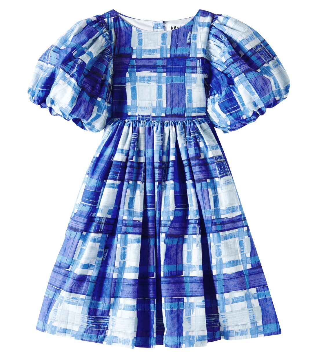 Calyita checked gathered cotton dress | Molo