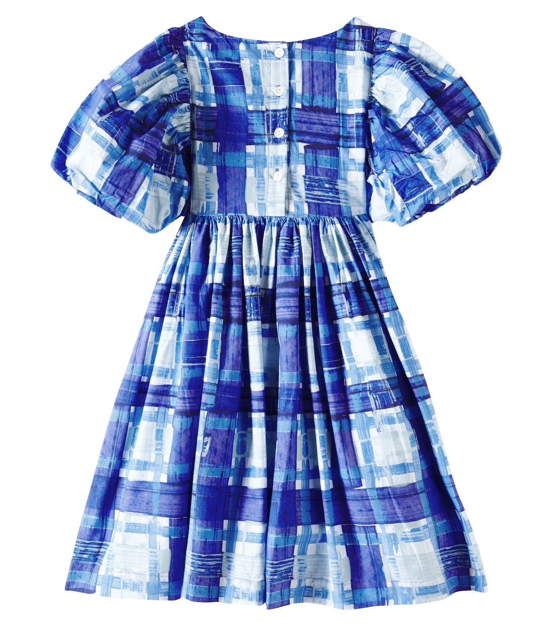 Calyita checked gathered cotton dress | Molo