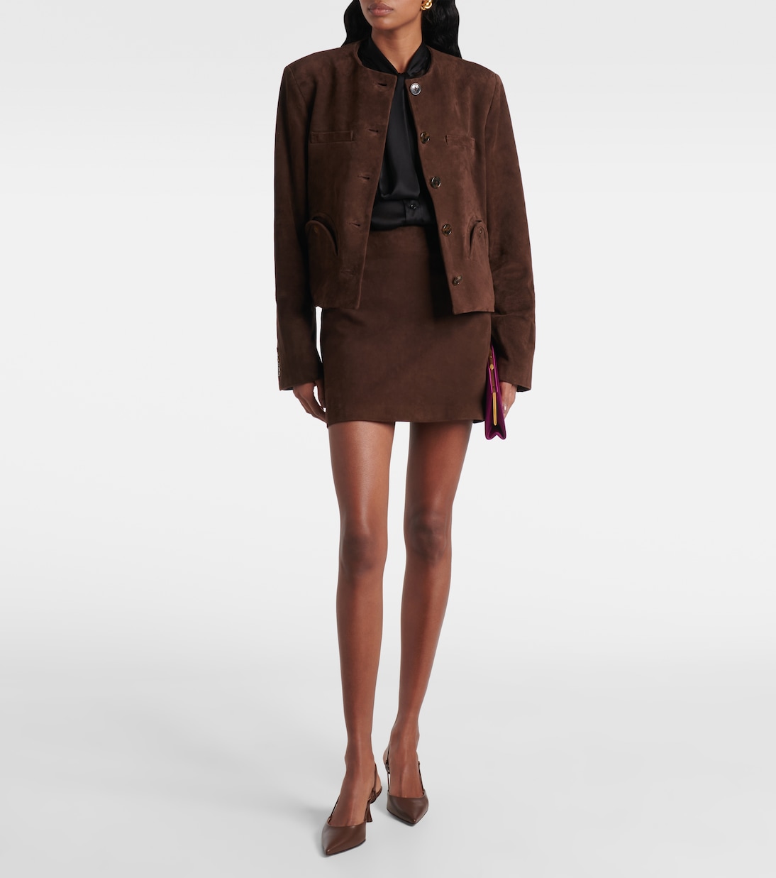 Coci suede miniskirt | Blazé Milano