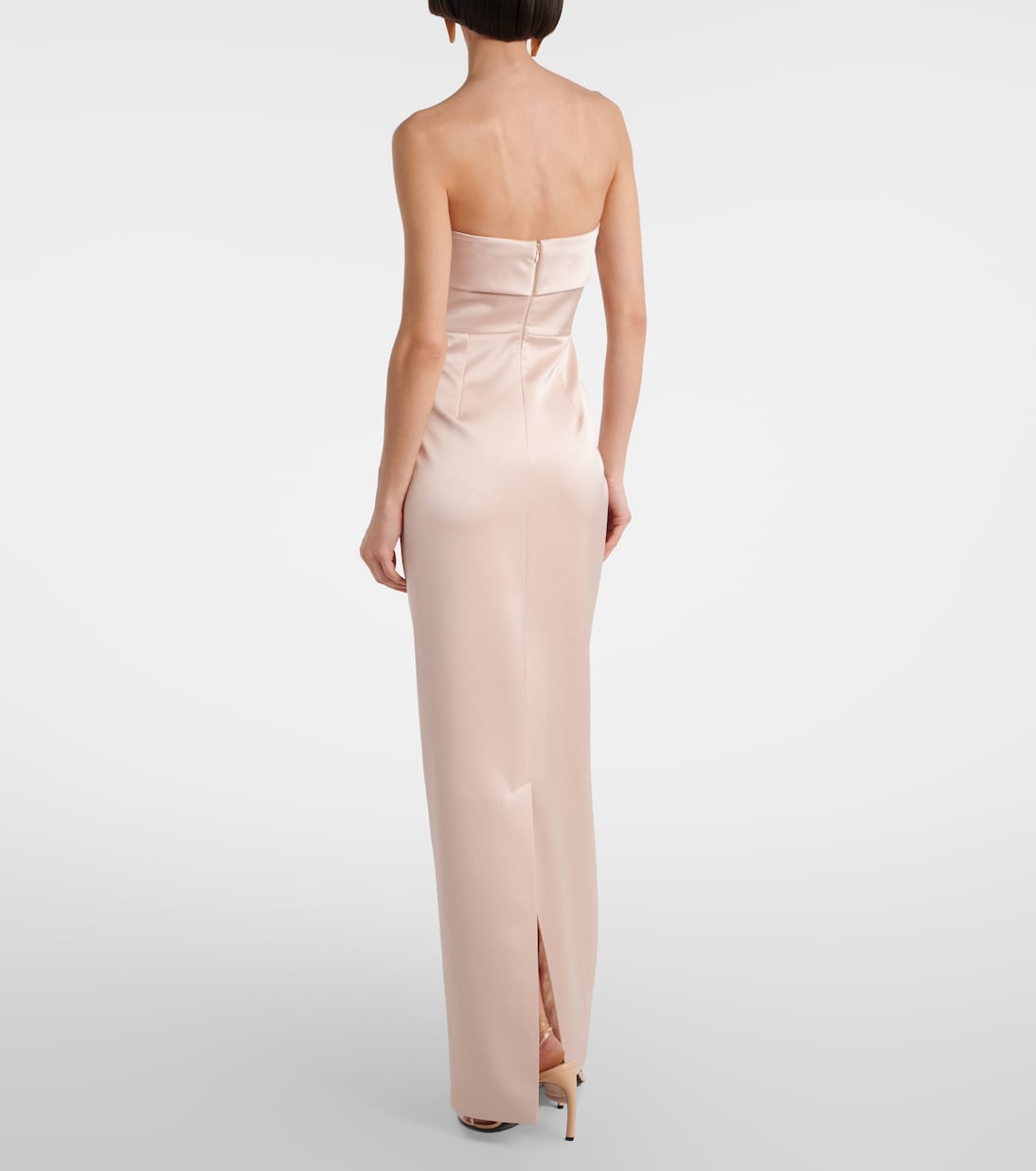 Robe longue Rhea en satin | The New Arrivals Ilkyaz Ozel