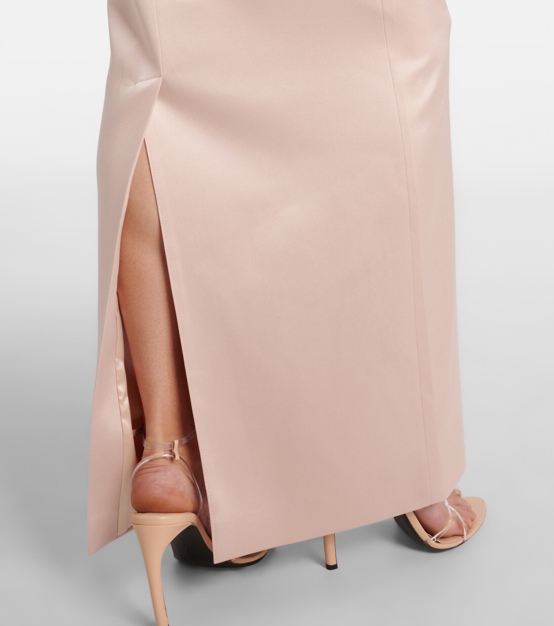 Robe longue Rhea en satin | The New Arrivals Ilkyaz Ozel