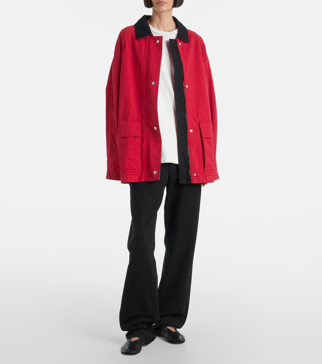 Pantalon droit Landais en coton | The Row