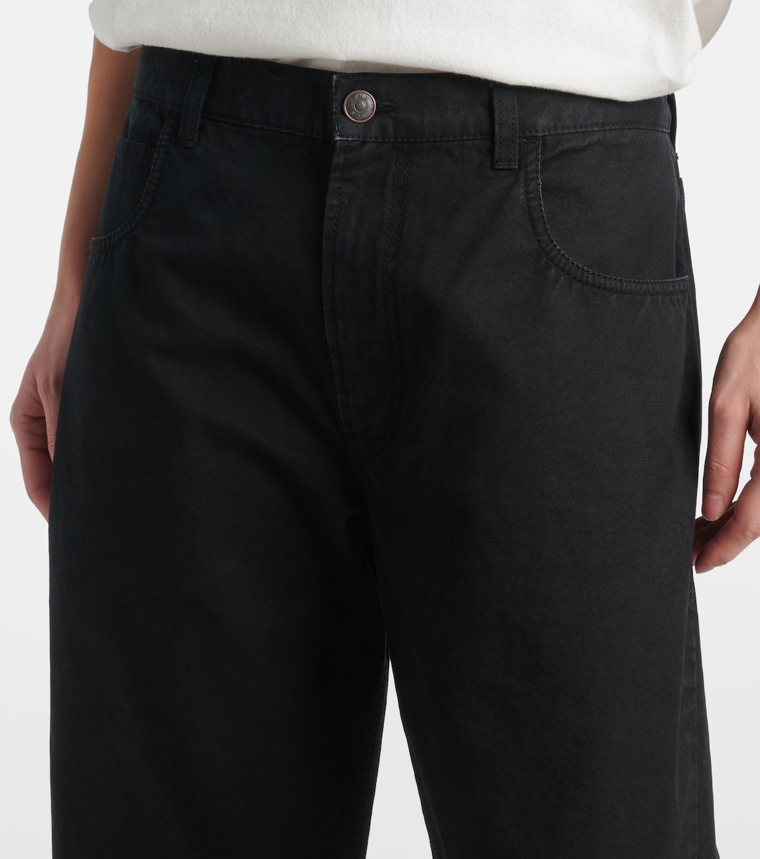 Pantalon droit Landais en coton | The Row