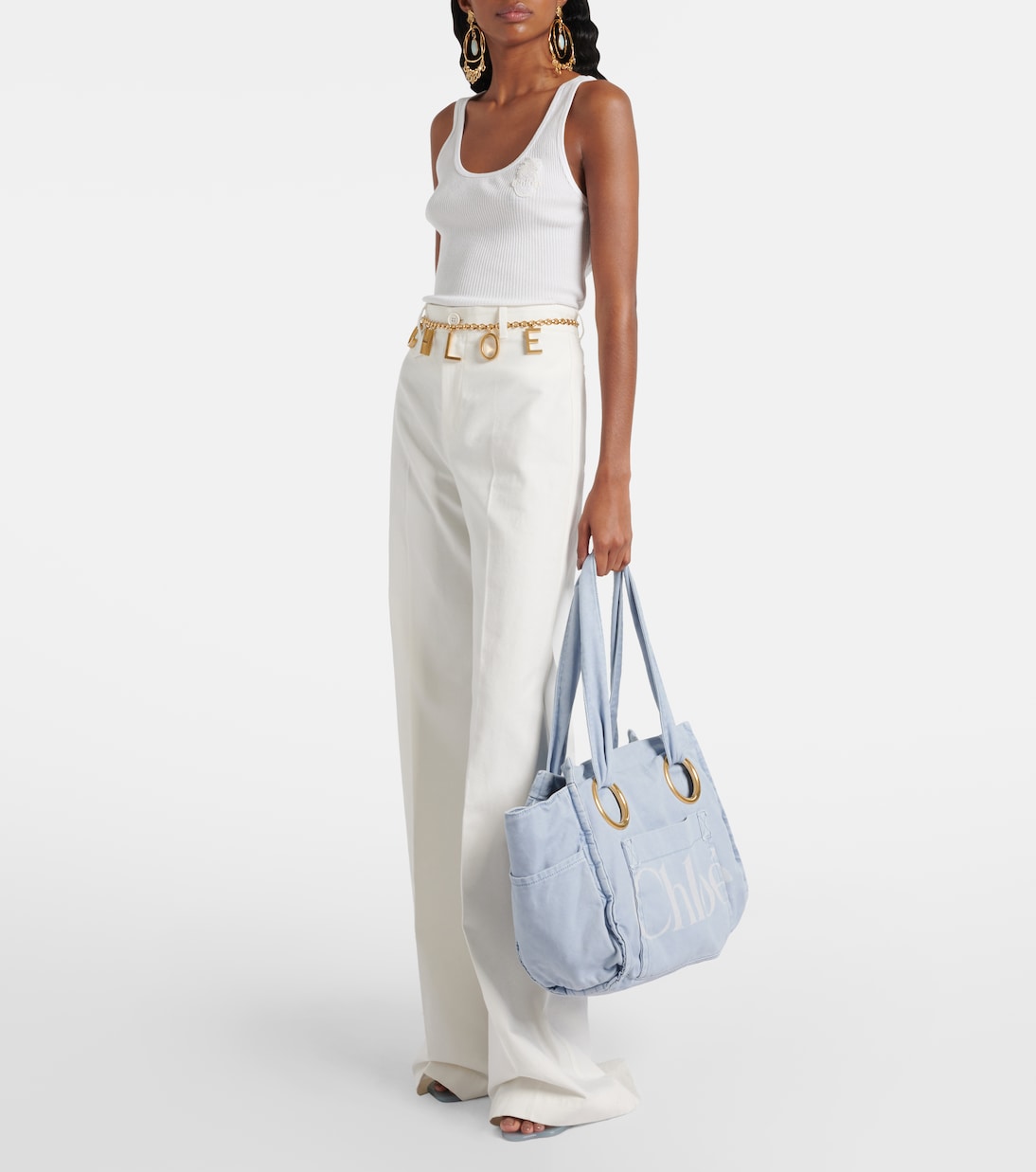 Chloé Plage logo tote bag | Chloé