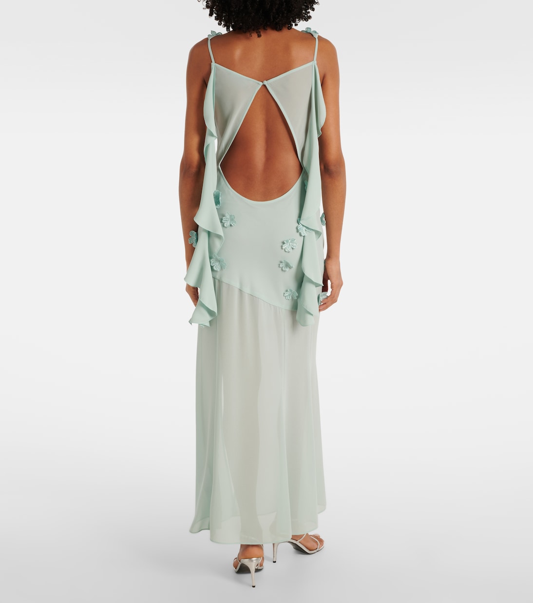 Robe longue à fleurs | Rotate