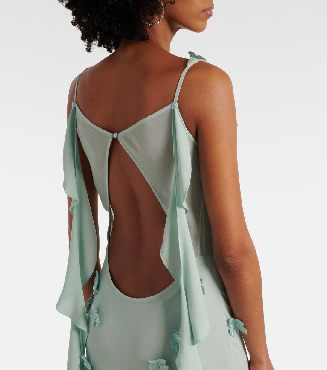 Robe longue à fleurs | Rotate