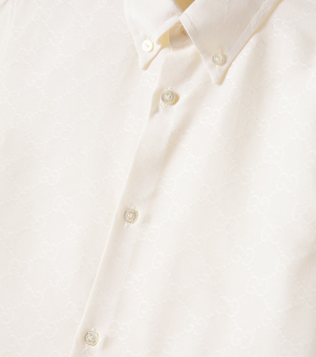 Camisa con GG en jacquard de algodón | Gucci Kids