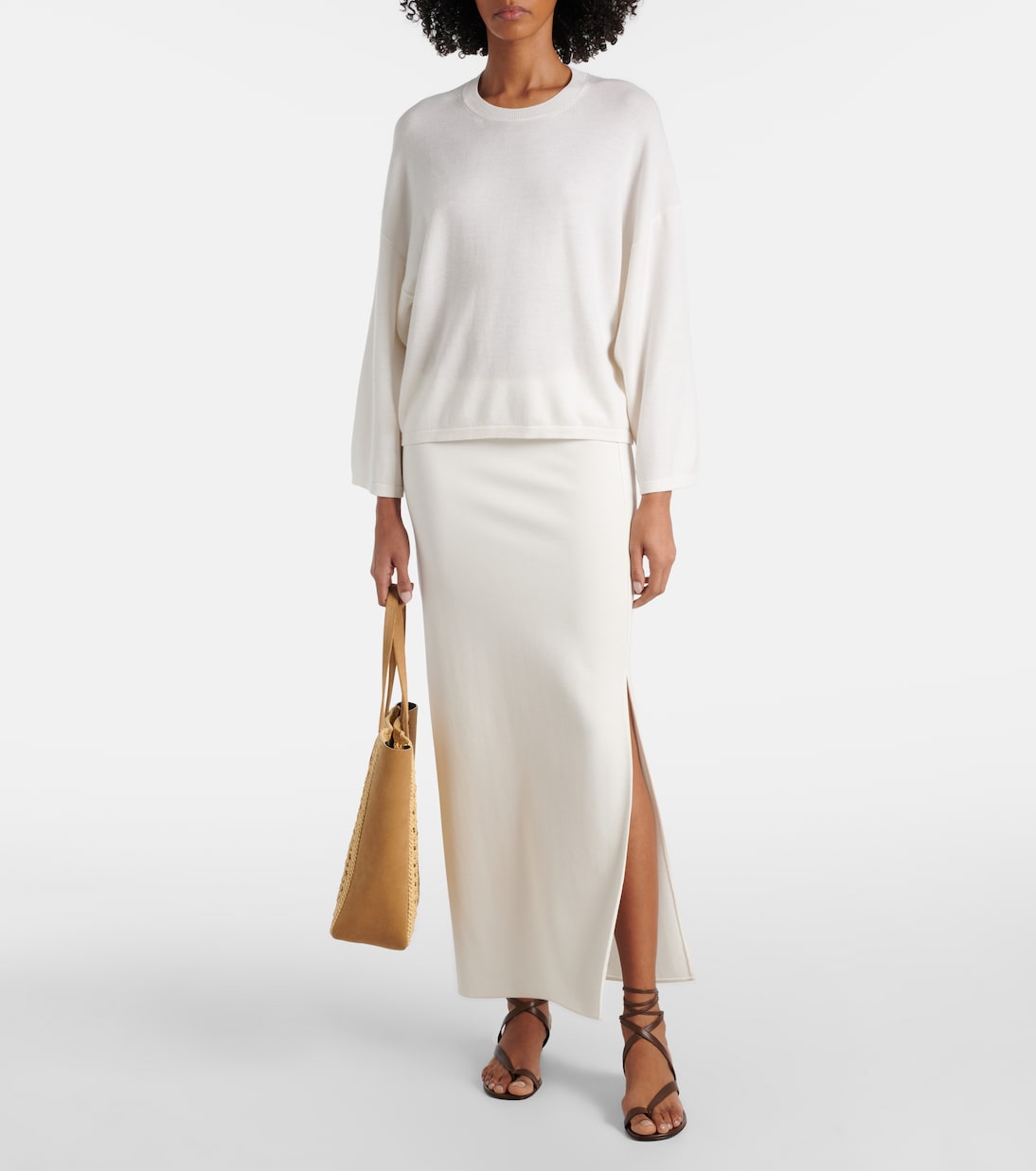 Lilth crêpe jersey pencil skirt | Khaite