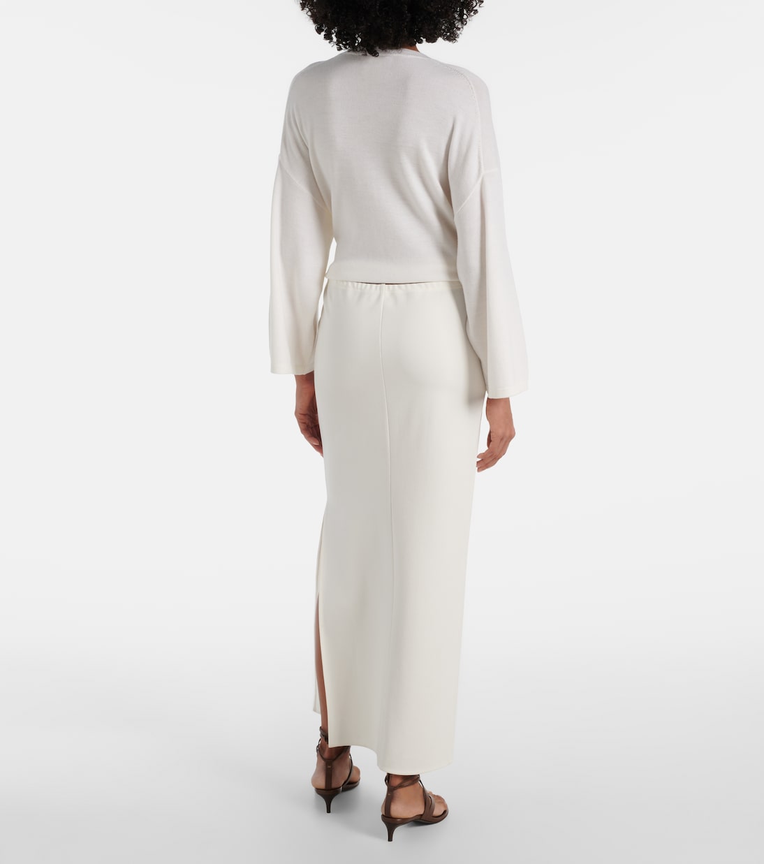 Lilth crêpe jersey pencil skirt | Khaite