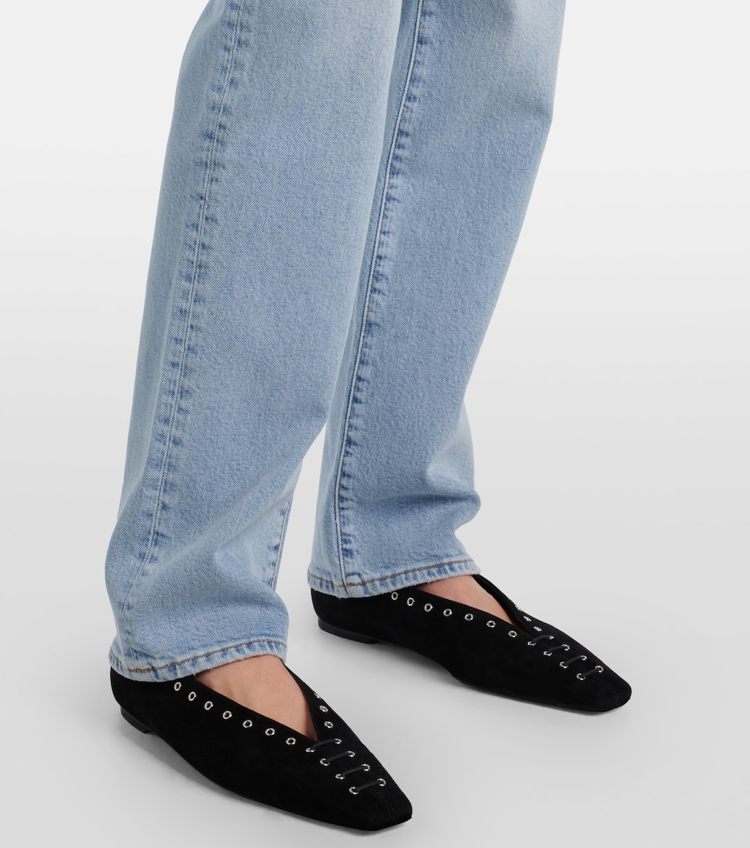 Jeans rectos Ruler de tiro alto | Frame