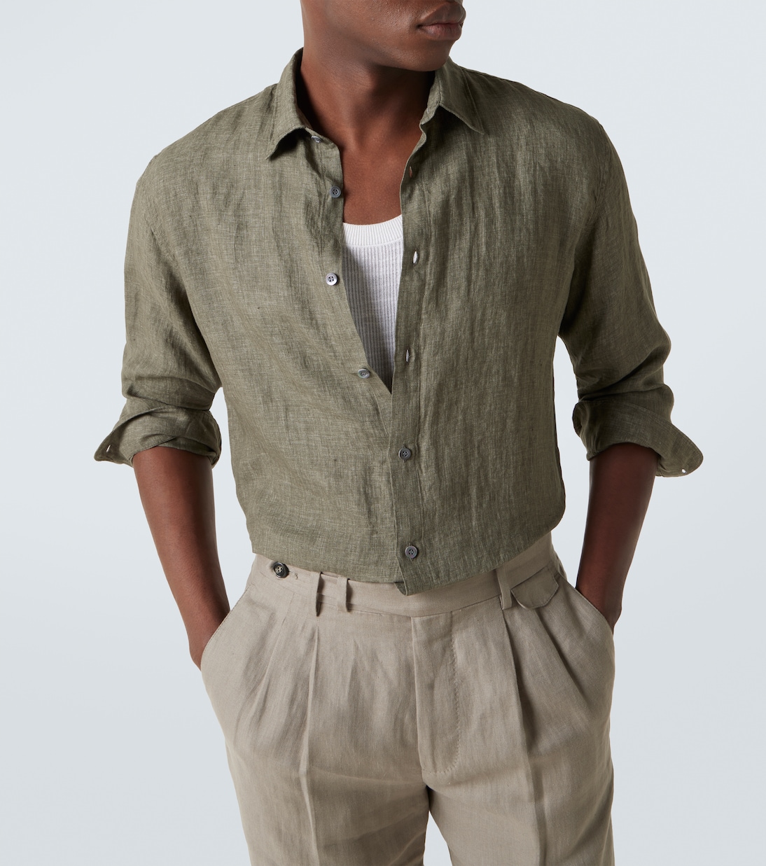 Chemise en lin | Sunspel