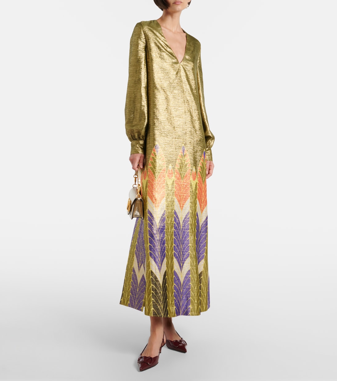 Slingback-Pumps VLogo Signature 40 aus Lackleder | Valentino Garavani