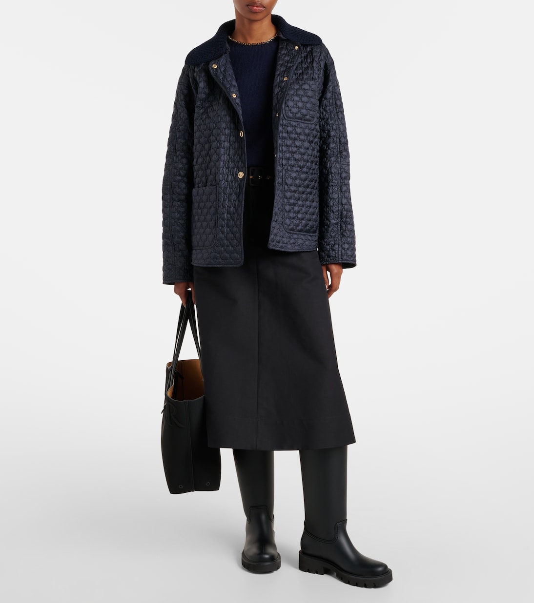 Ribbed-knit wool and cashmere sweater | Moncler