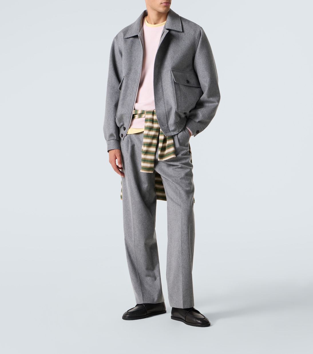 Cashmere straight pants | Auralee