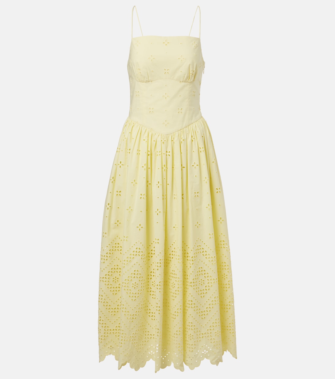 Midikleid aus Baumwolle | Self-Portrait