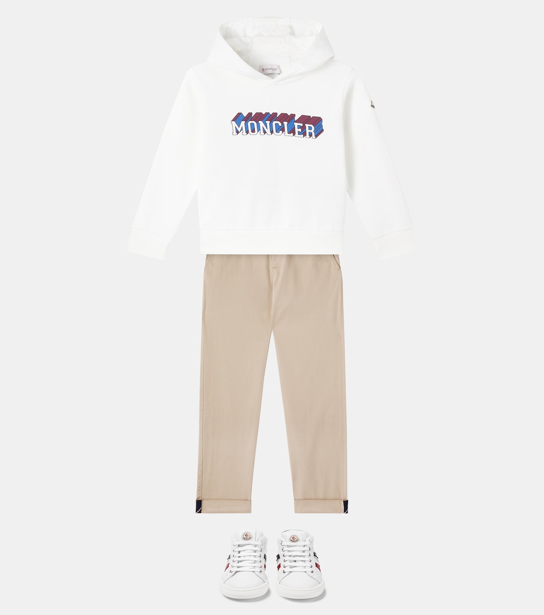 Cotton jersey hoodie | Moncler Enfant