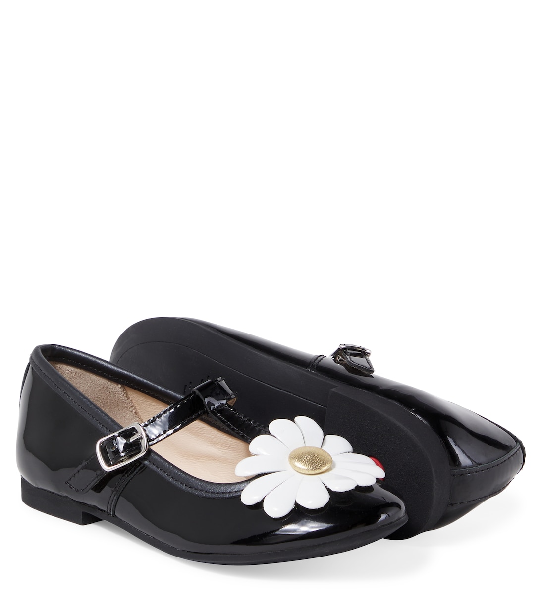 Dory Flo leather Mary Jane flats | Pom d'Api