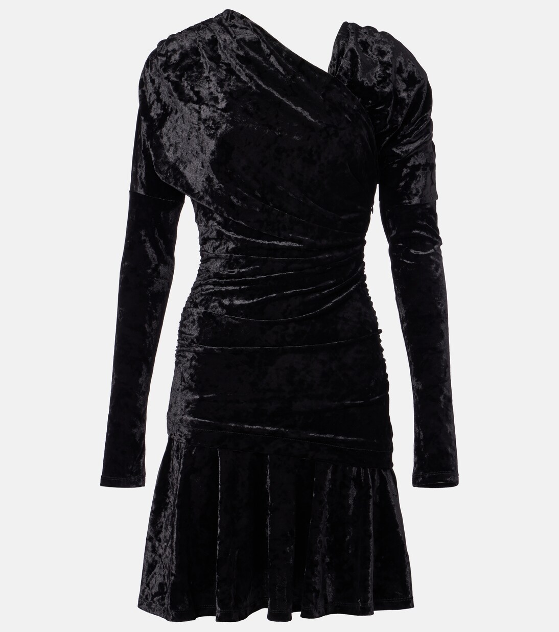 Minikleid aus Samt | Ganni