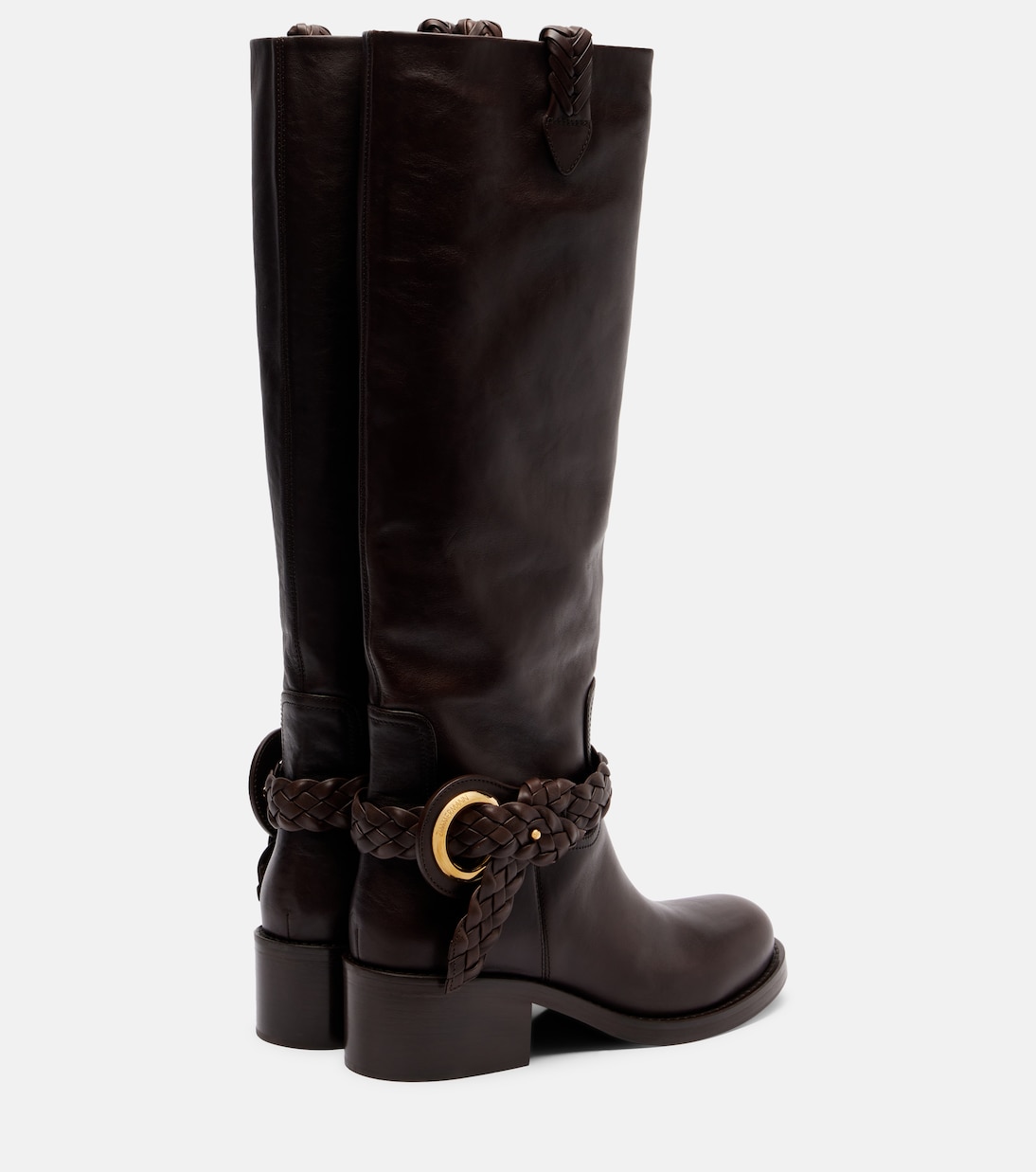 Helix 40 leather knee-high boots | Zimmermann